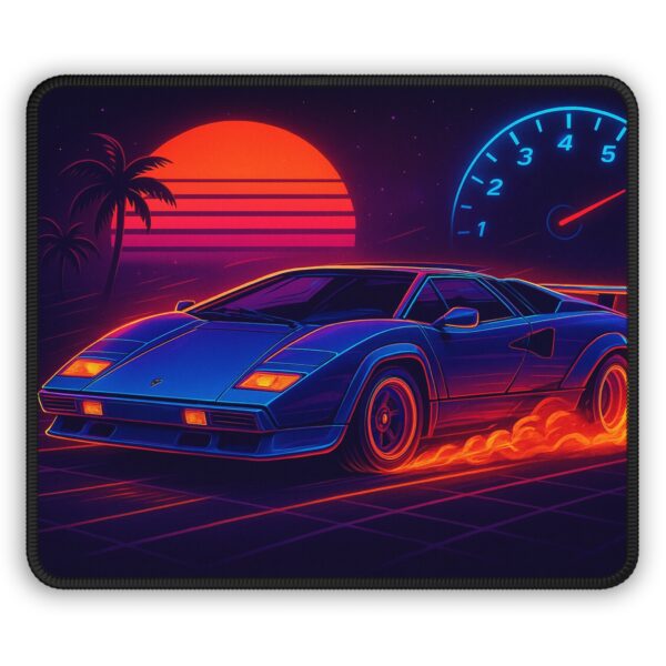 Retro Racing Gaming Mouse Pad, Gamer Gift, Car Enthusiast Decor, Vintage Style Accessory, Office Desk Essentials